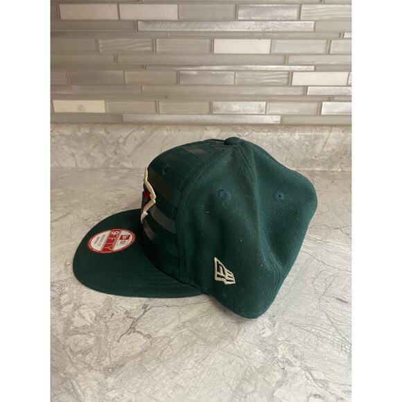 Minnesota Wild NHL Hockey New Era 9Fifty Snapback Hat w/ Flag Logo - Picture 4 of 8